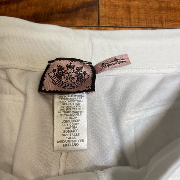 Juicy Couture Women’s White Terry Pants Medium - Picture 3 of 7